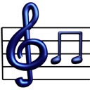 musical notation icon